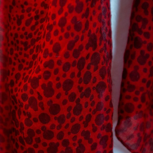 Lightweight Scarf, Red - Picture 3 of 3